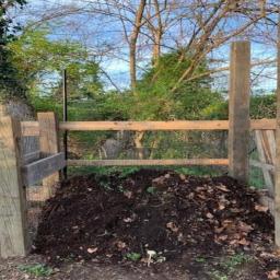 Composting at the Cottage City Garden